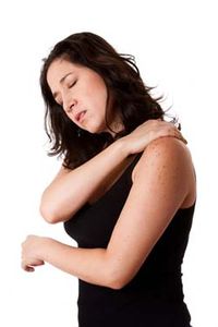 shoulder-pain-woman Woman with Shoulder Pain